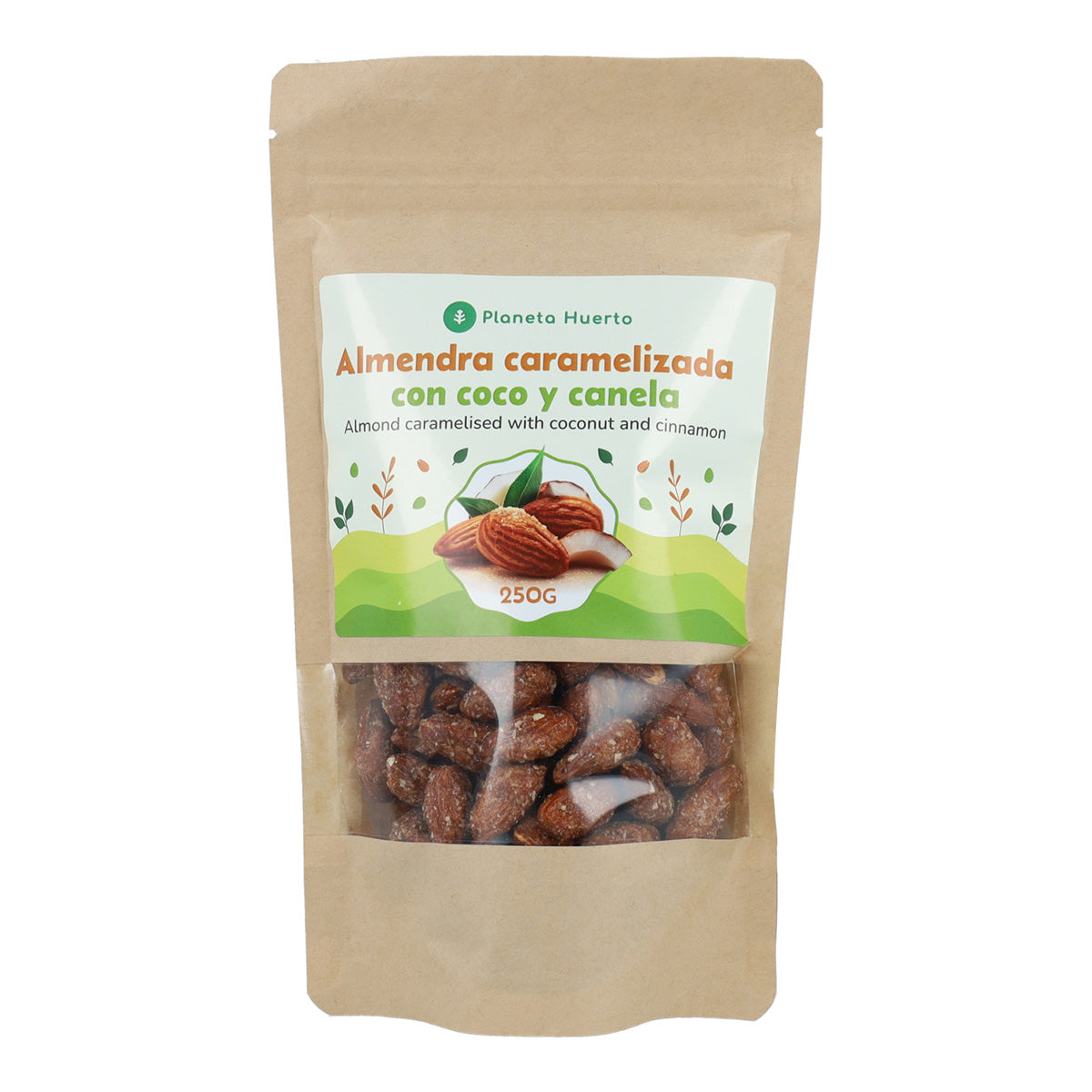 Amêndoas com coco e canela Planeta Huerto 250g