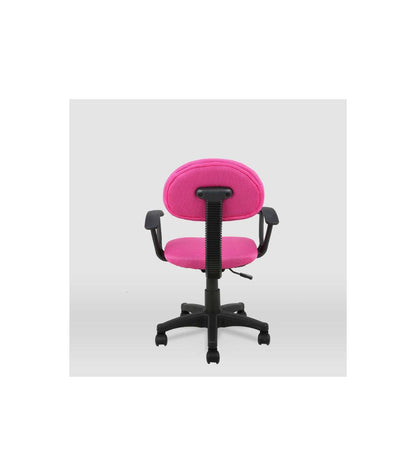 Silla De Oficina Leyre Acabado Rosa, Alto: 80.5/92.5 Ancho: 55. Fondo: 58,5_2