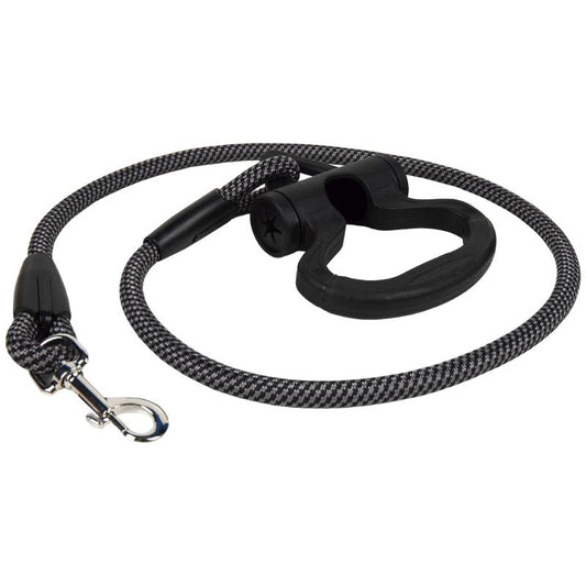 Correa De Cuerda De Nylon Con Dispensador De Bolsas Para Perros 1,2 X 120 Cm_0