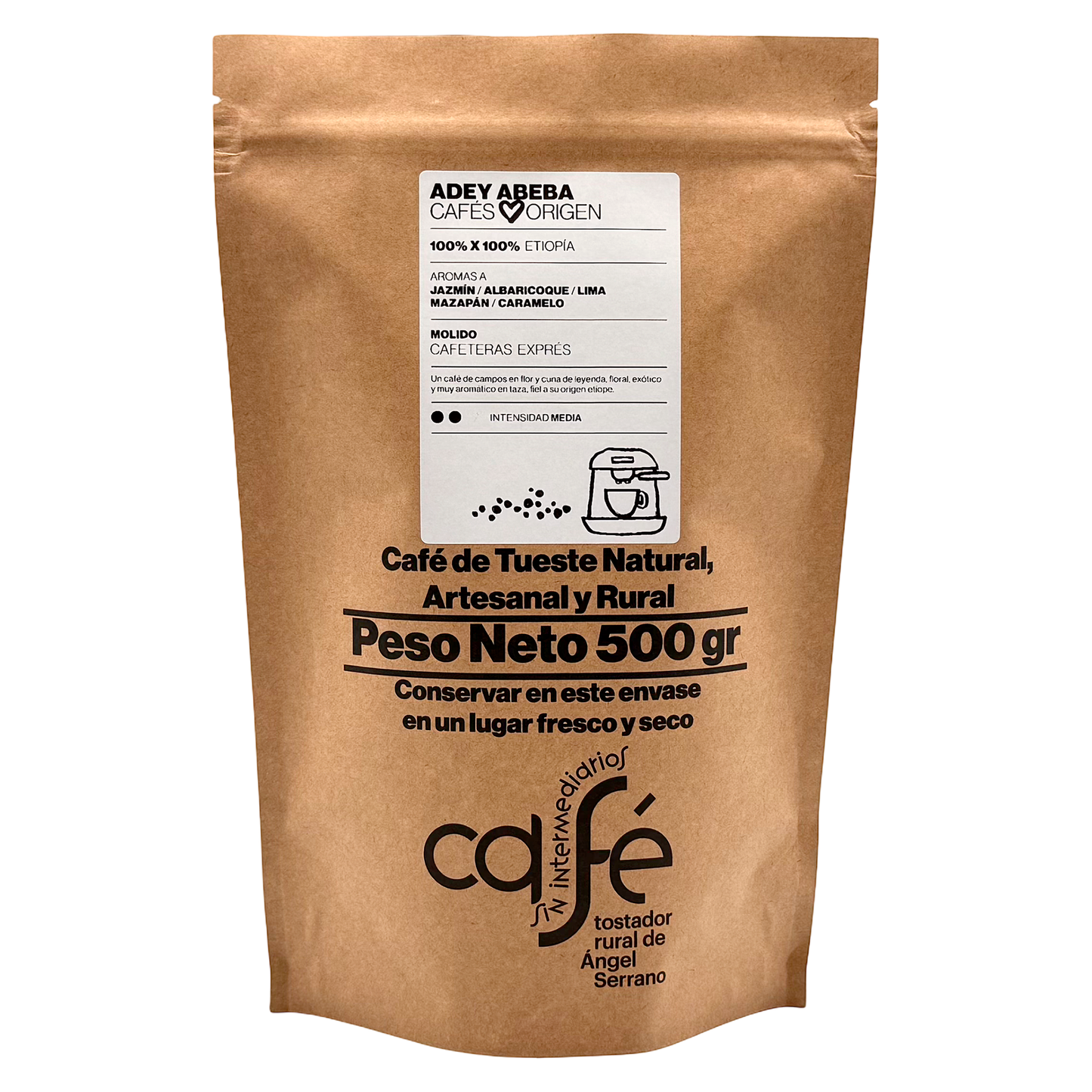 Cafe Sin Intermediarios Café Etiopía Adey Molido Espresso 500 G_0