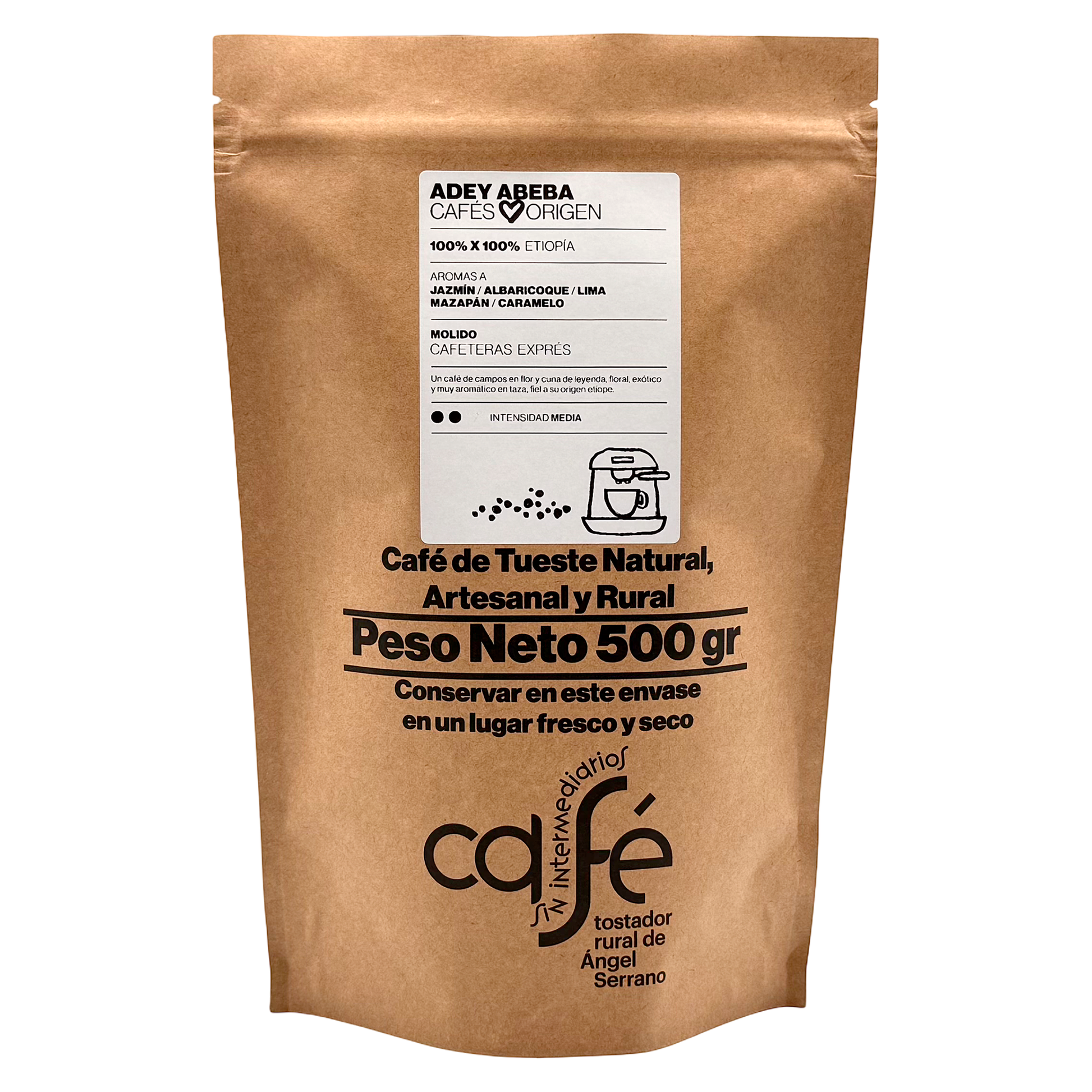 Cafe Sin Intermediarios Café Etiopía Adey Molido Espresso 500 G_0