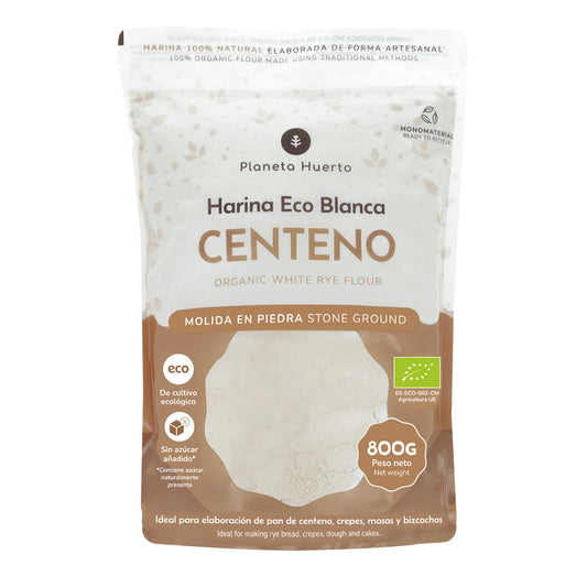 Farinha de Centeio Branco Biológico Planeta Huerto 800 g