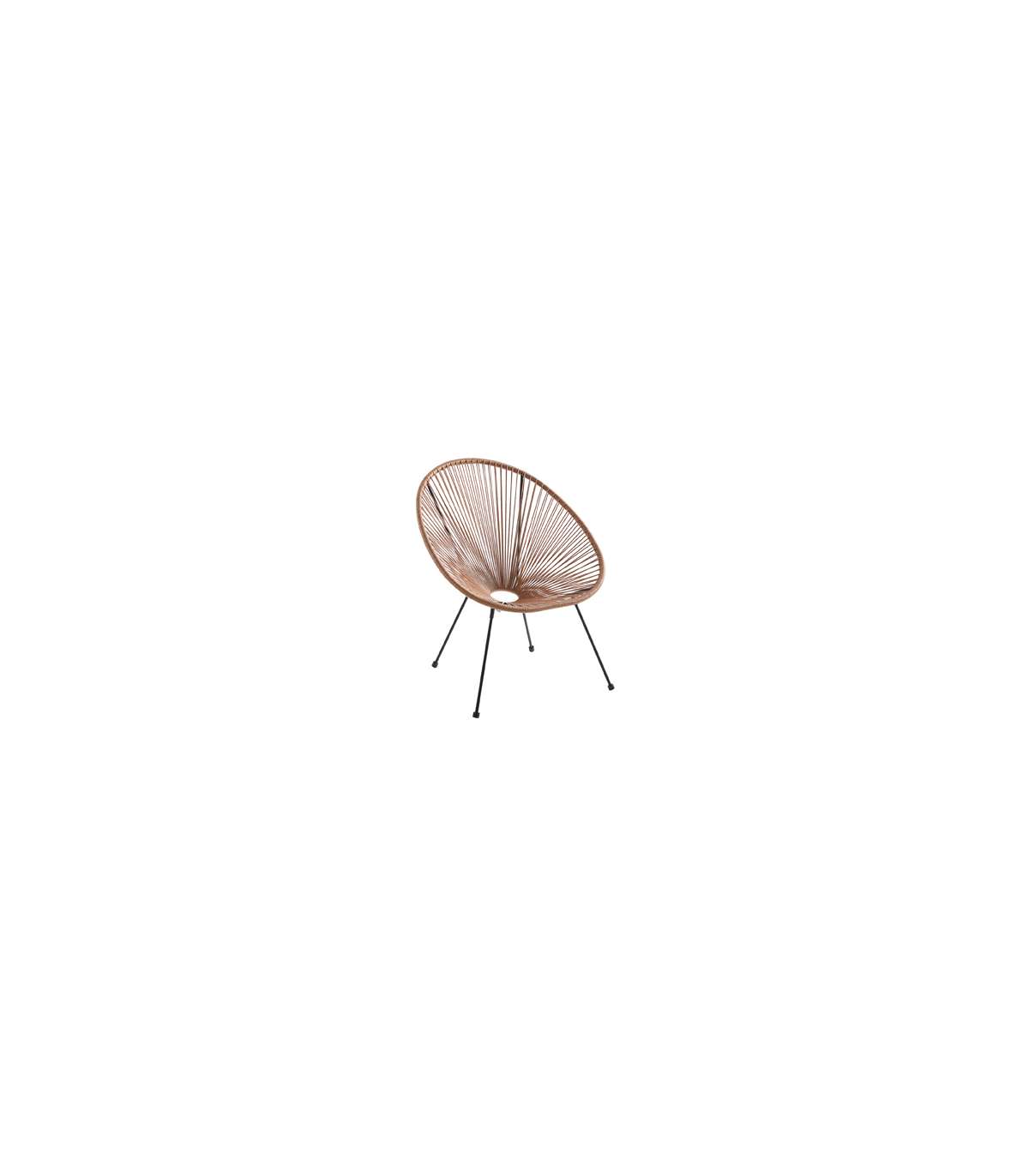 Pack De 2 Sillones Acapulco Acabado Marrón, 85cm(alto) 80cm(ancho) 71cm(fondo)_4