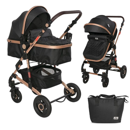 Carrito De Bebé Dúo Convertible Alba Premium Black_0