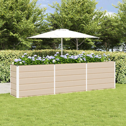 Jardinera Marfil 290 X 50 X 75 Cm Acero Galvanizado_1