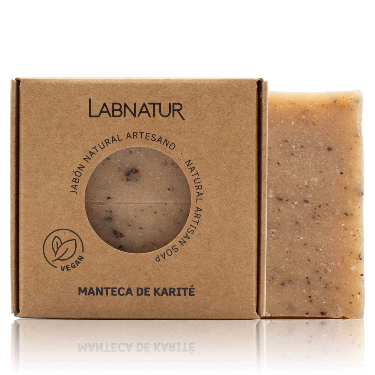Jabón Natural Karité Premium Labnatur 100 g | Nutrición Intensa | Hidratación Profunda | Piel Seca_0