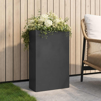 Macetero De Jardín Gris Antracita 40 X 20 X 75 Cm_1