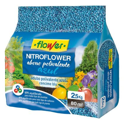 Adubo multiusos azul nitroflower Flower 2,5 kg