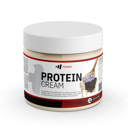 Protein Cream (crema Proteica) - 200g - Black Cookies - Deliciosa Crema De Proteína - Masmusculo_0