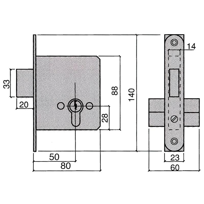Cerradura Ucem 5300-hl/60_1