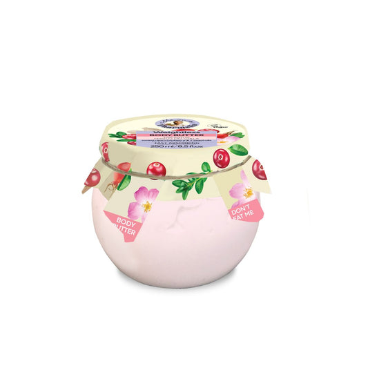 Manteca Corporal Ligera con Arándano Rojo y Aceite de 7 Semillas, Mama Pharmelia, 250 ml