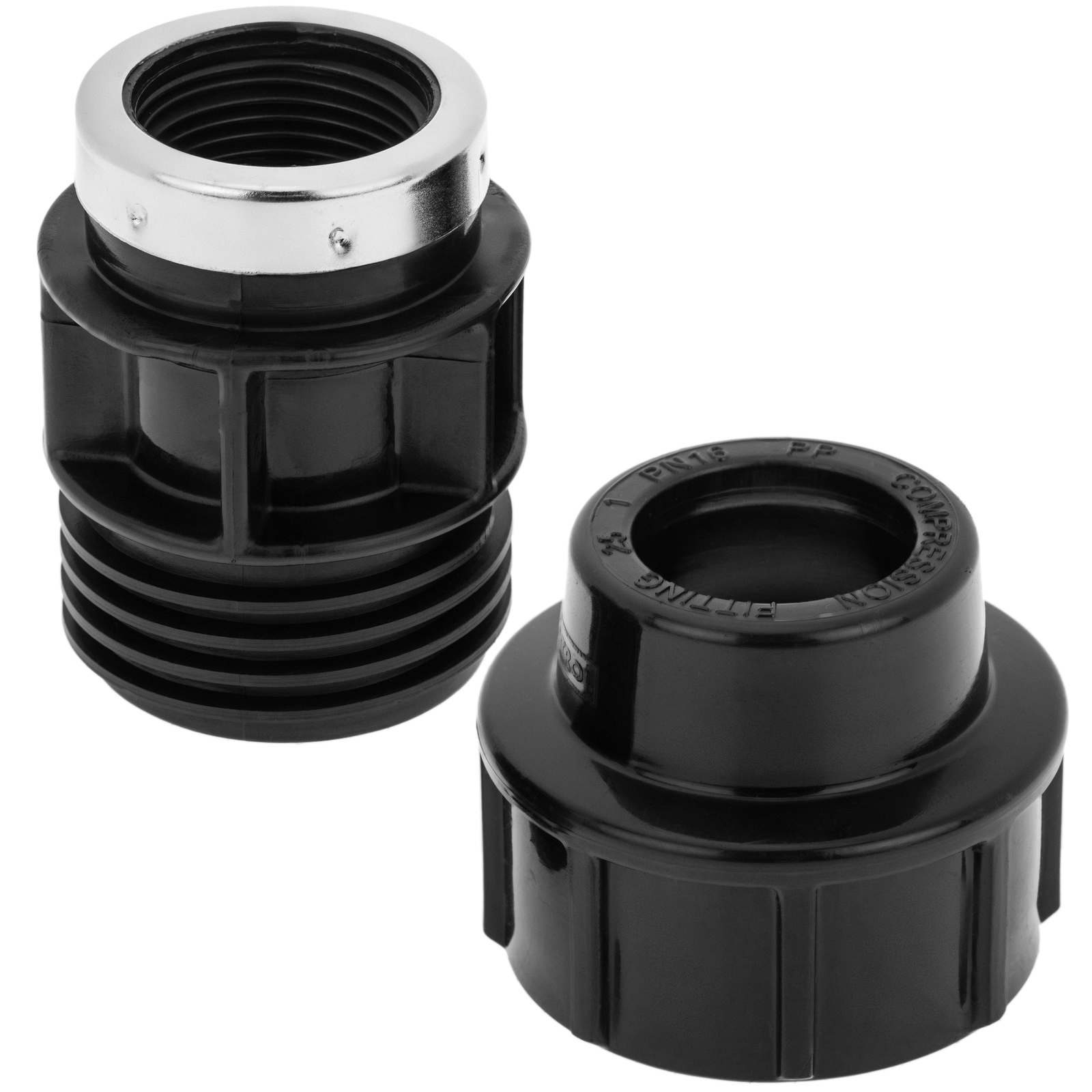 Pack De 5 Unidades Terminal De Rosca Hembra De Polietileno 25 Mm X 3/4“ Para Sistema De Riego_2