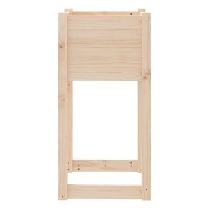 Jardinera 2 Unidades Madera Maciza De Pino 40x40x81 Cm_5