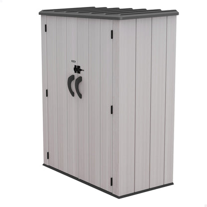 Lifetime Armario Exterior Vertical 1.350 L Rough Cut™ Con Estantes Y Colgadores_0