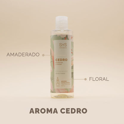 Aroma Lámpara Catalítica Cedro 250 ml | Fragancia Amaderada y Elegante | Eliminación de Olores | Ambiente Duradero_2