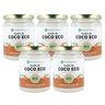 Pack 5x Óleo de coco ECO Planeta Huerto 430 ml