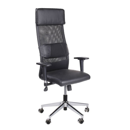 Silla De Oficina Airflow Símil, Negro, 65 X 120a128 X 65cm_1