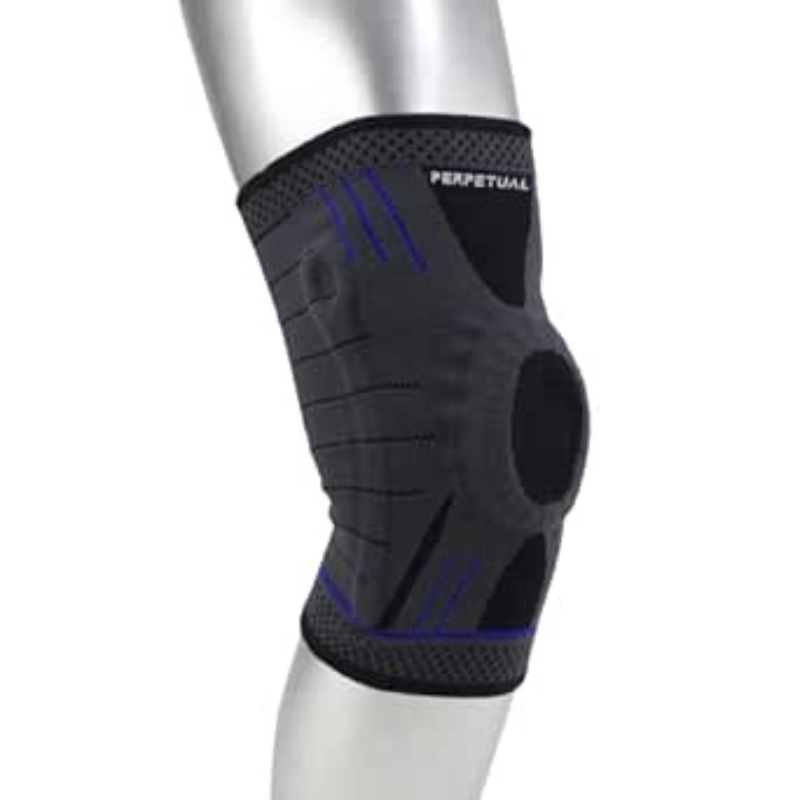 Rodillera Deportiva Perpetual Compresiva Protectora Ajustable Entrenamiento Gym_0