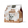 Kit de areia para gatos Eco 2nd Chance - Grãos de café (natural) 2,5 kg de sementes de café, ervilha e mandioca