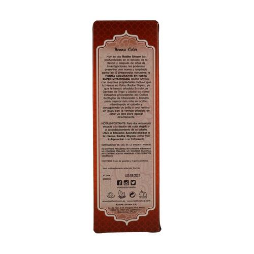 Radhe Shyam Tintura de Henna em Pasta Cobre Natural 200 ml