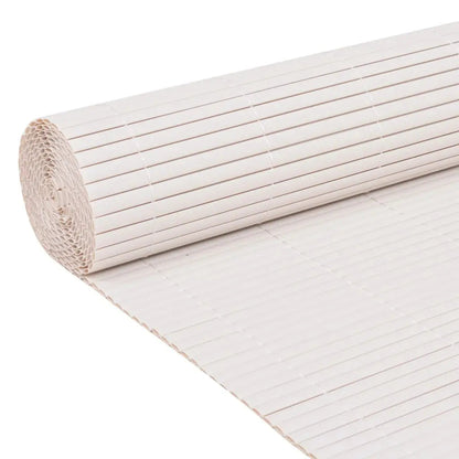 Valla De Jardín De Doble Cara Blanco 110x500 Cm / Vetonek_1