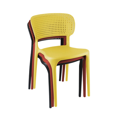 Pack 4 Sillas De Exterior Apilables Marilyn 75x47x49,5cm Thinia Home_5