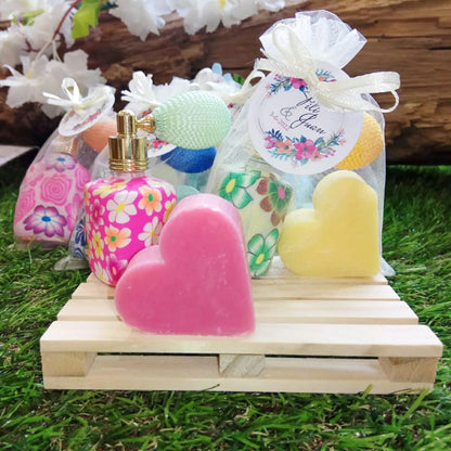 Pack 100 Uds. - Perfumero De Tocador Y Jabón Arómatico En Bolsa De Organza - Regalo Para Eventos - Hecho En España_4