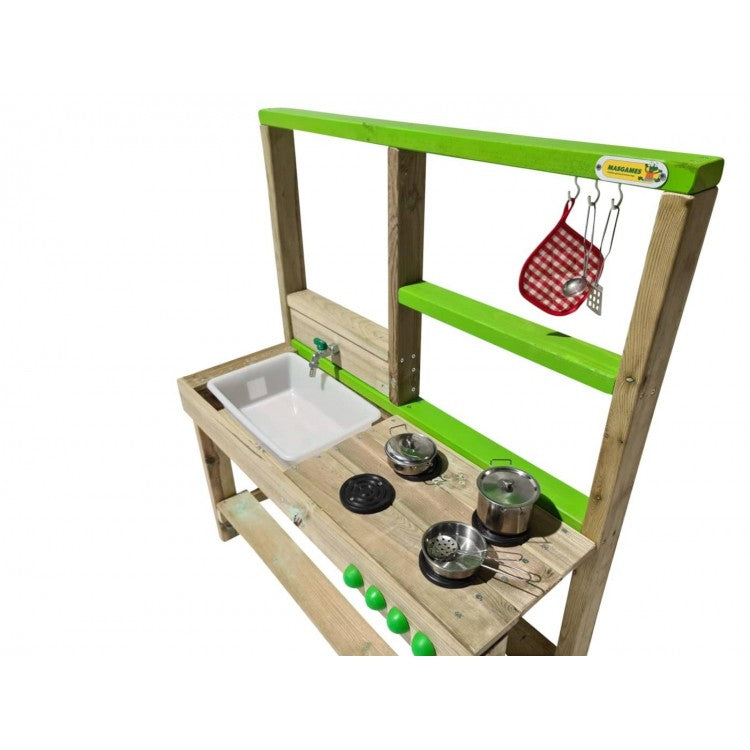Cocinita Infantil De Madera Para Exterior Masgames Spicy._2