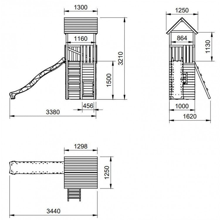 Parque Infantil Masgames Tibidabo Xl Con Casita._2