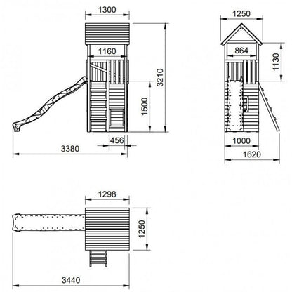 Parque Infantil Masgames Tibidabo Xl Con Casita._2