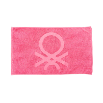 Alfombra De Baño 50x80cm 1000gsm 100% Algodon C/ Logo Bordado Rosa Core Benetton_0