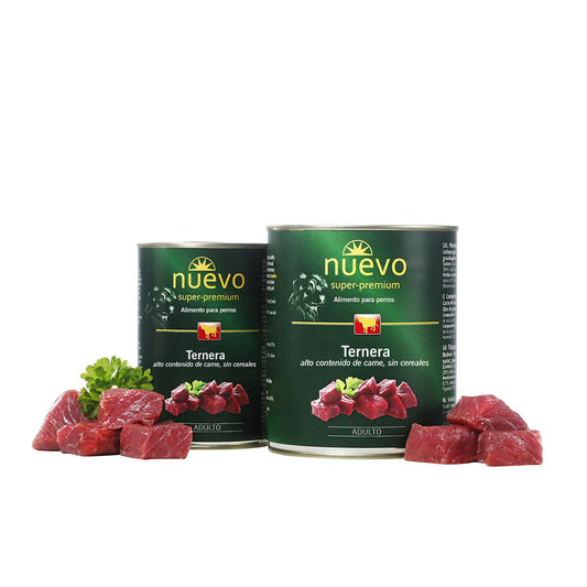 Nova Carne de Novilho Enlatada para Cães Adultos 400 g