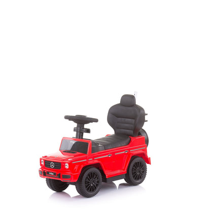 Correpasillos Con Mango Parental Y Capota Mercedes Benz G350d Red_3