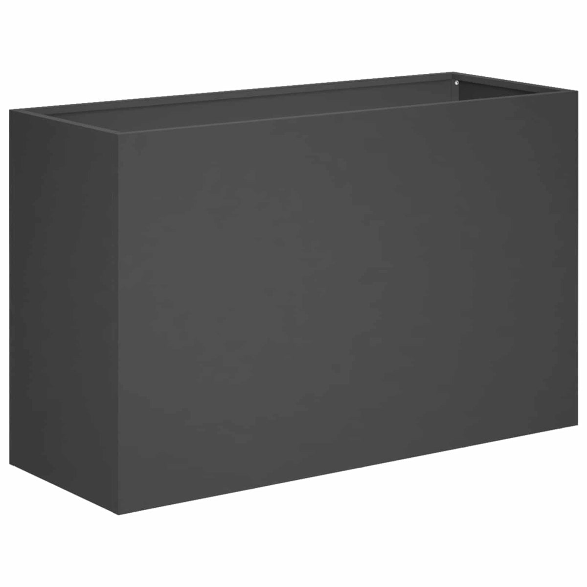 Macetero De Jardín 2 Uds. Negro 80 X 30 X 50 Cm_2