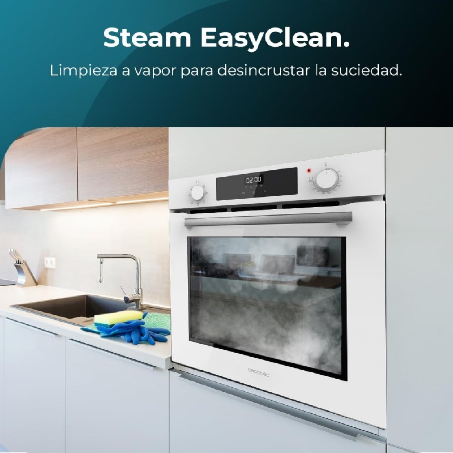 Cecotec Horno Multifunción Bolero Hexa M226000 Glass White A_1