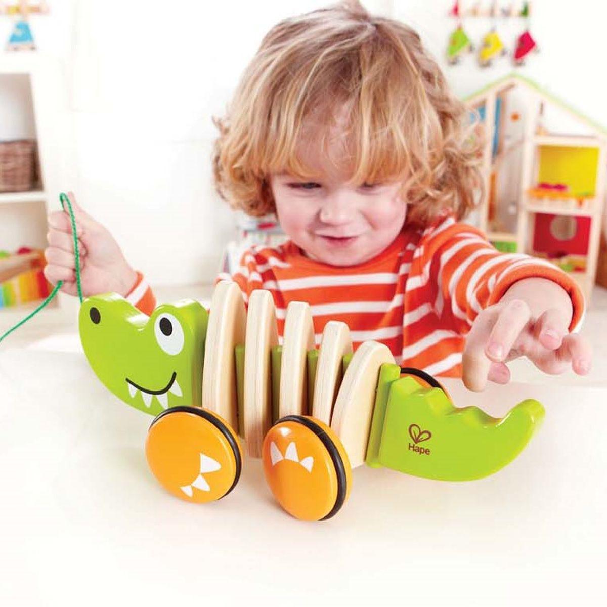 Juguete Arrastre Crocodile Hape_1
