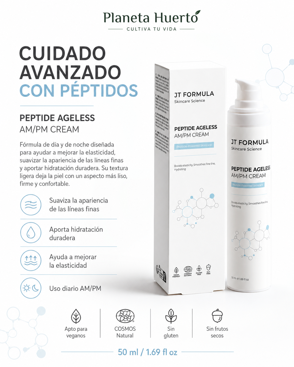 Crema Facial De Día Y De Noche Peptide Ageless_1