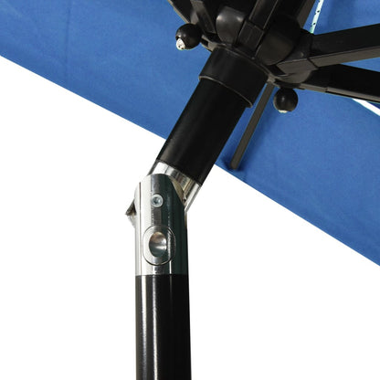 Vidaxl Sombrilla Jardín 3 Niveles Palo De Aluminio Azul Celeste 2x2 M_4