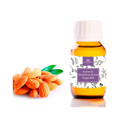 Óleo de amêndoas doces virgem biológico, 100 ml. Camassia