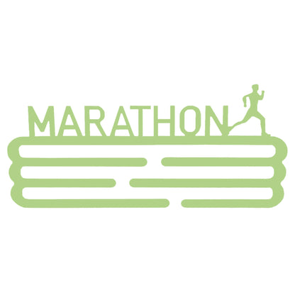 Medallero Maratón Verde Pastel Well Home Para 15 Medallas - Regalo Fresco Para Runners_0
