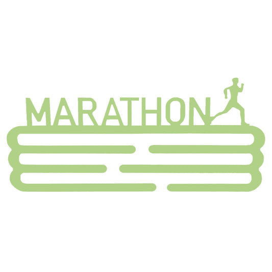 Medallero Maratón Verde Pastel Well Home Para 15 Medallas - Regalo Fresco Para Runners_0