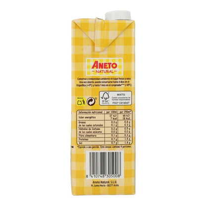 Embalagem de 1L de caldo de galinha biológico natural + 1L de caldo de peixe biológico Aneto GRÁTIS