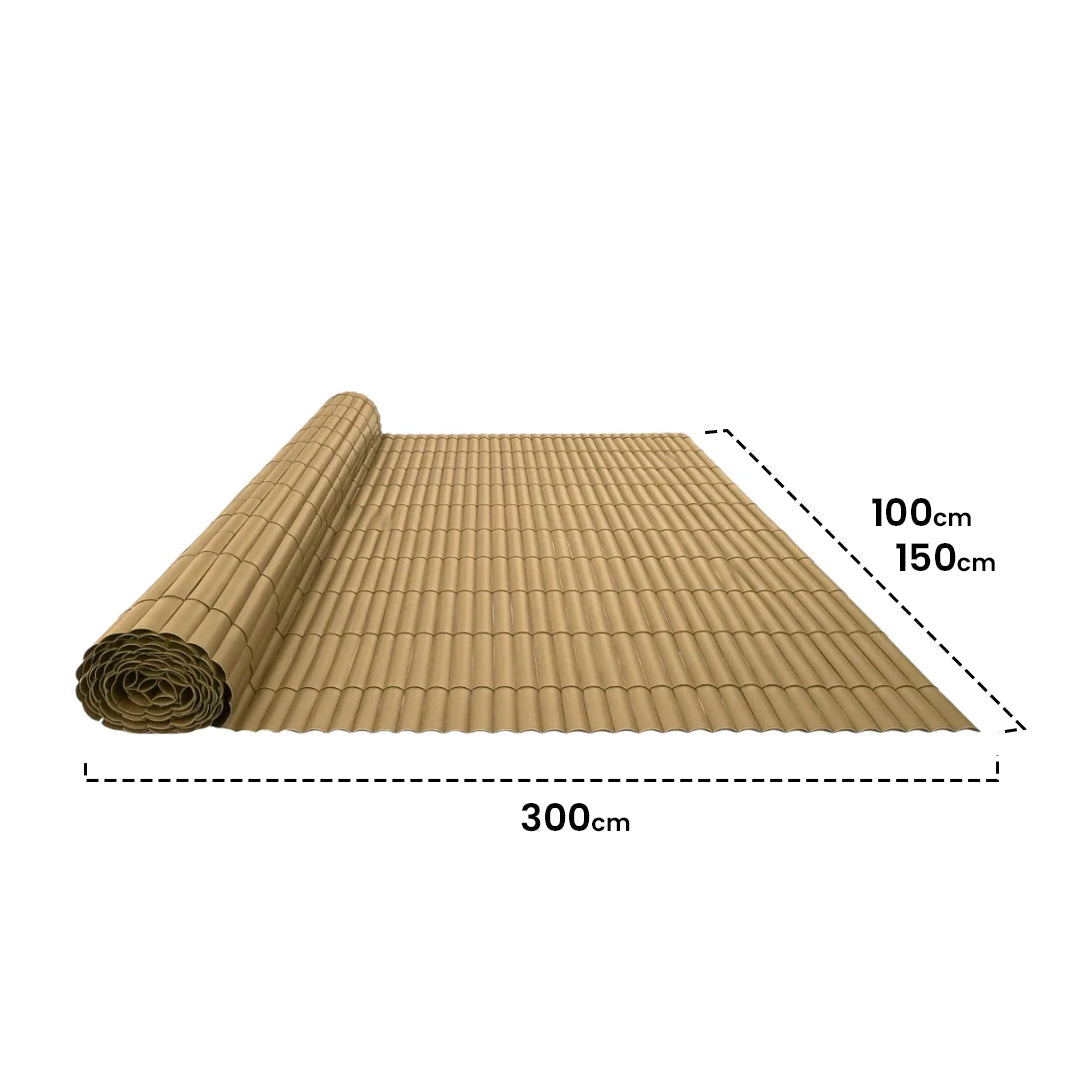 Cañizo Pvc Plasticane 1,5x3 M Caña Nortene_1