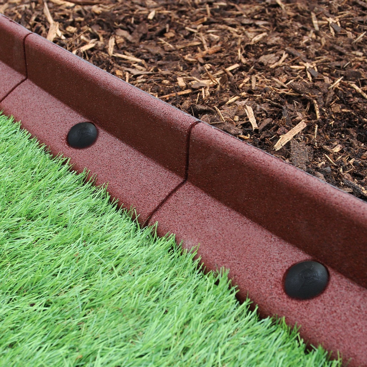 Bordes De Césped Terracota Flexibles Jardín Bordes De Césped Paquete De 46 X 1.2m_3