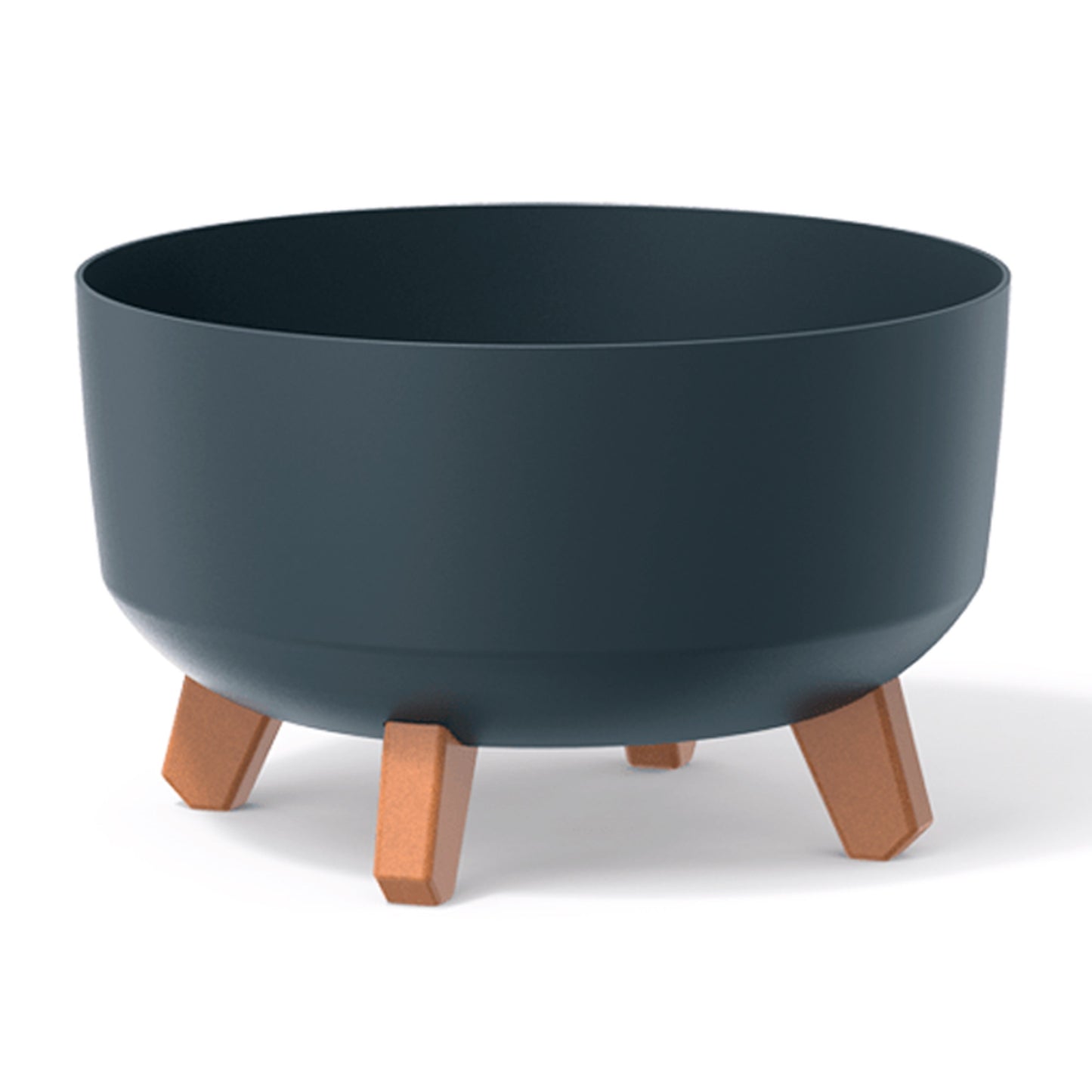 Macetero Color Antracita,sin Depósito , Colección Gracia De 28,5 X 28,5 X 17,7 Cm, Capacidad De 6,8 L.