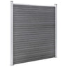 Cerca De Jardim Wpc Cinza 1564x186 Cm / Vetonek