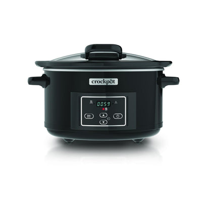 Panela elétrica de cozedura lenta Crockpot 4,7 L CSC052X com tampa flip-top (reformada)