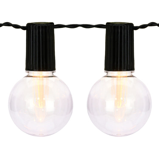 Well Home Set De 20 Luces Blancas Cálidas De Fiesta Solar Con Panel Led Transparentes_0