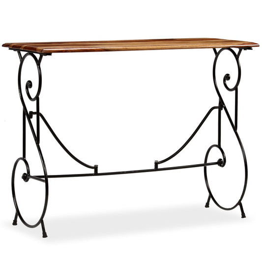Mesa Consola De Madera Maciza De Sheesham 100x40x75 Cm_0