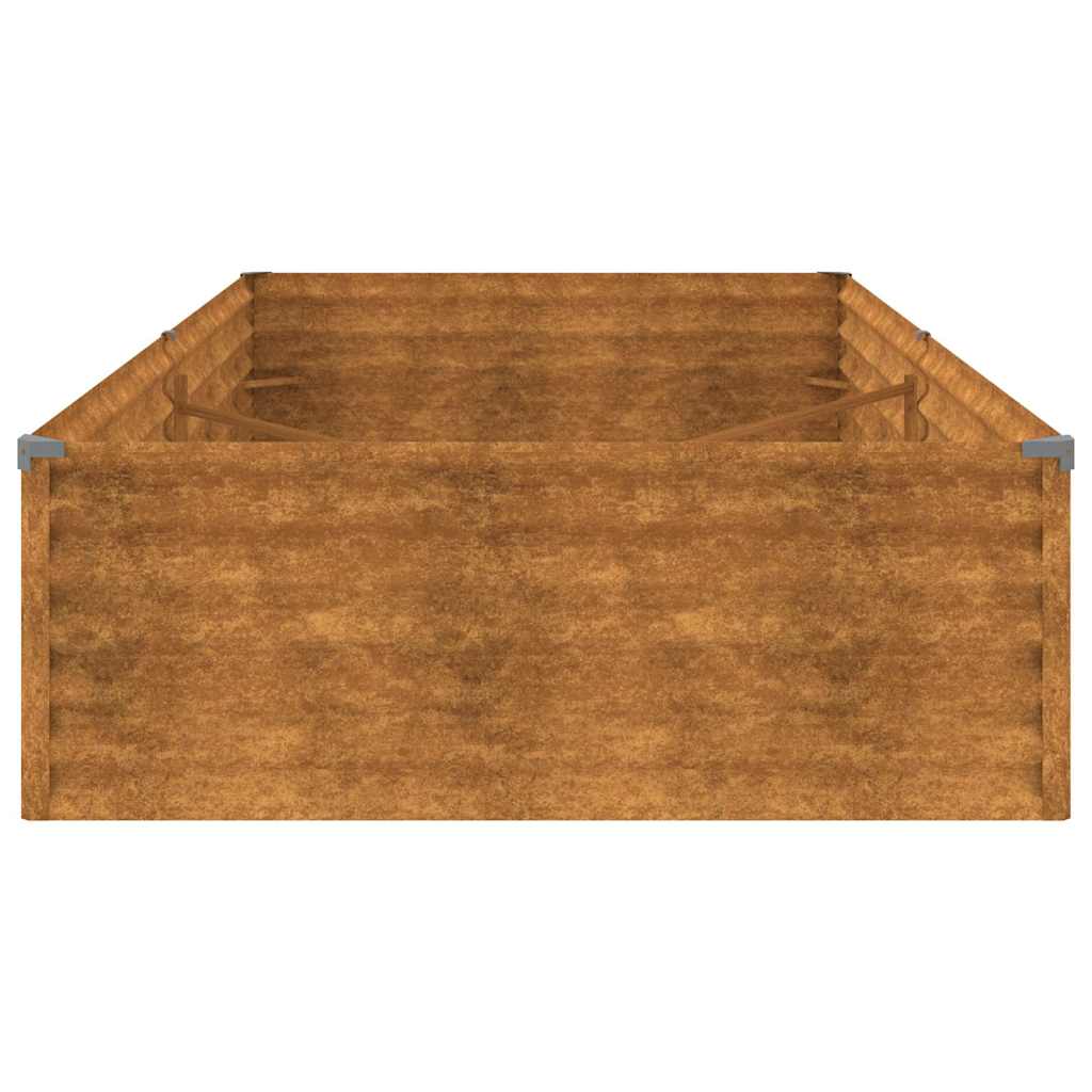 Jardinera Acero Corten 195x100x36 Cm_4
